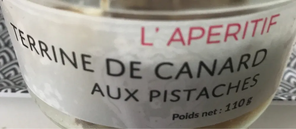Terrine de canard aux pistaches