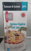 Crème légère UHT 20% MG