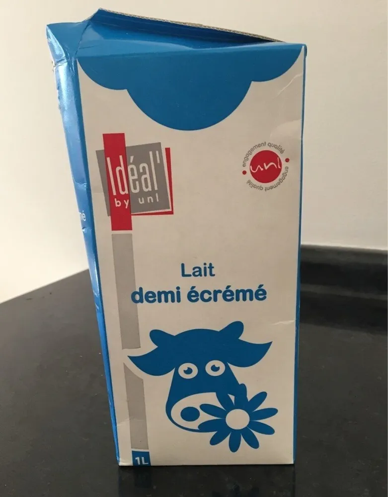 Lait demi ecrémé Idéal'