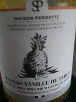 Confiture ananas vanille de tahiti