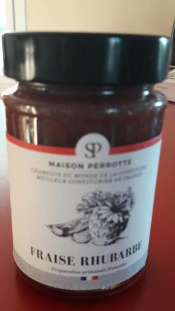 Confiture fraise rhubarbe