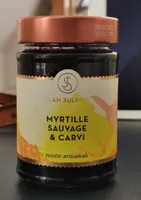 Confiture myrtilles sauvages et carvi