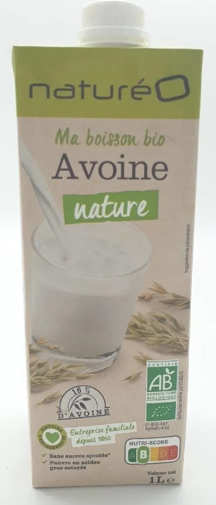 Boisson avoine nature