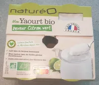 Yaourt vache saveur citron vert
