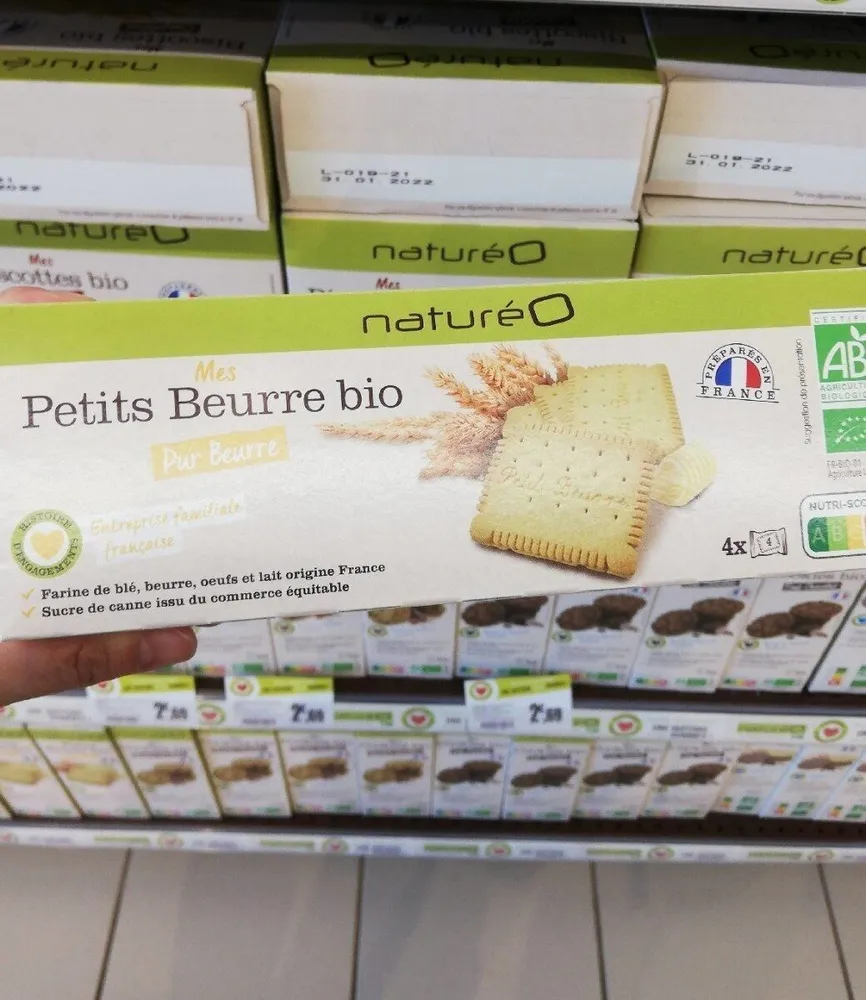 Mes petits beurre bio