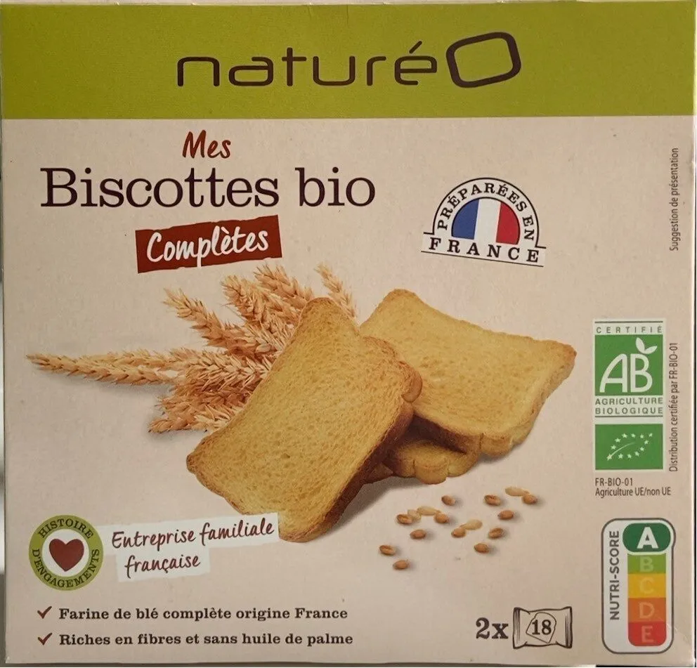 Mes biscottes bio completes