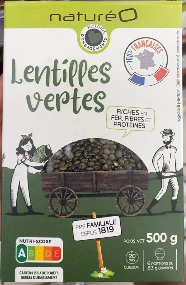 Lentilles vertes