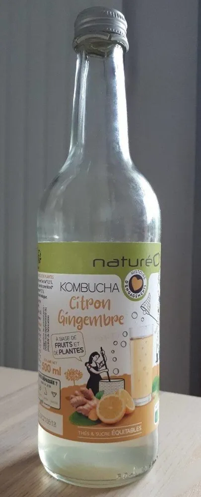 kombucha citron gingembre