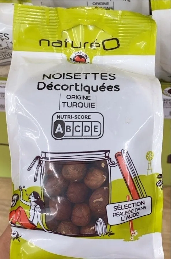 Noisettes décortiquées