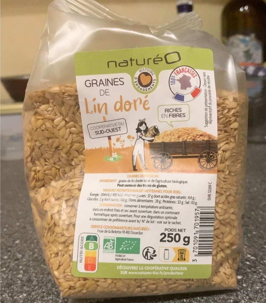 Graines de lin doré