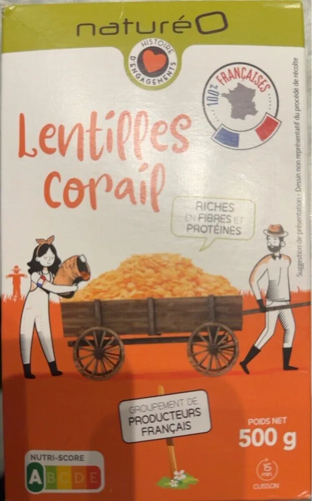 Lentilles corail