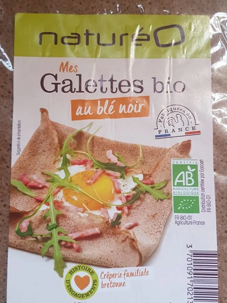 Galettes bio au blé noir