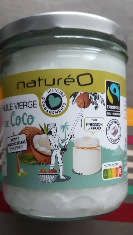 Huile vierges de coco