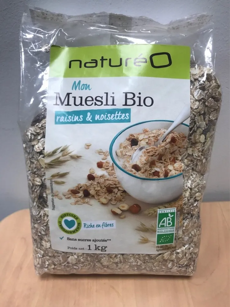 Mon muesli bio raisins & noisettes