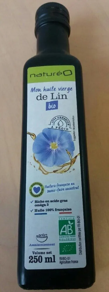 Mon huile vierge de Lin bio