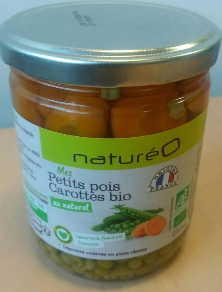 Mes Petits pois Carottes bii au naturel