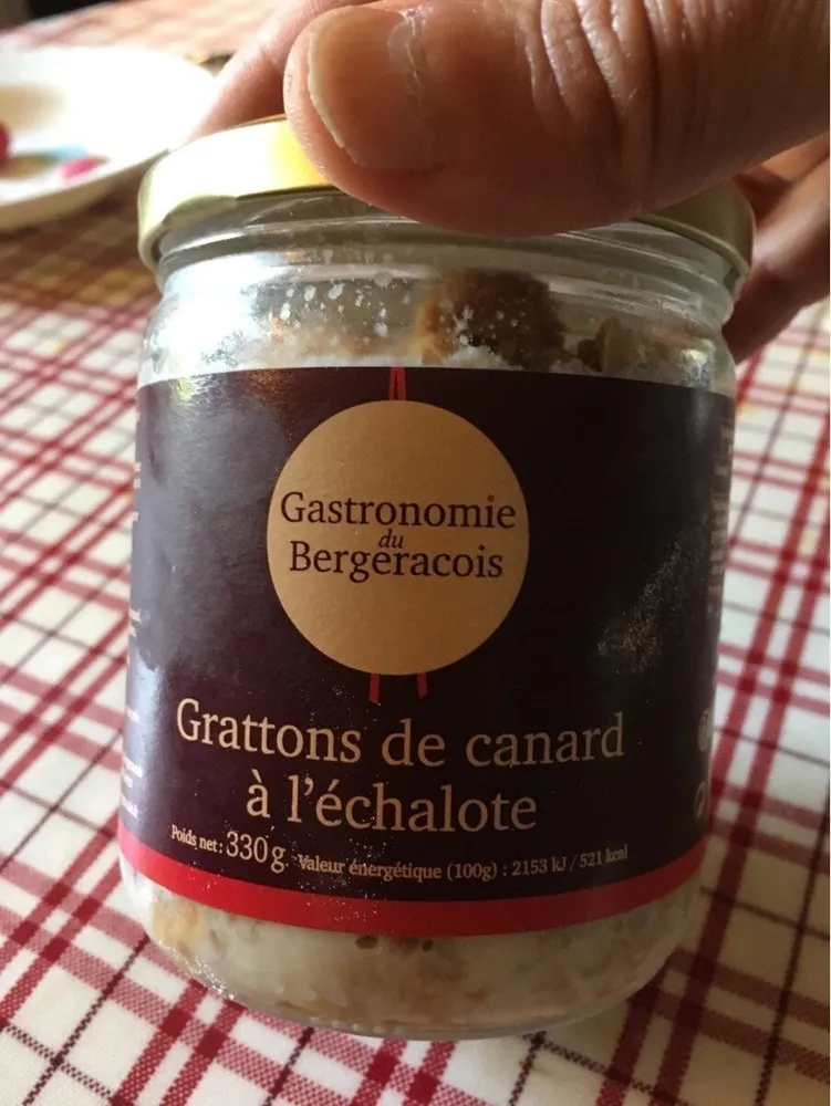 Graton de canard a l'echaloe