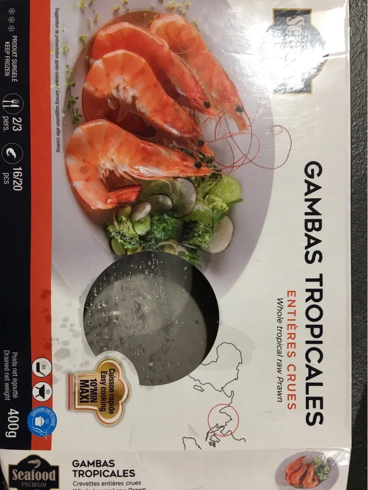 Gambas tropicales