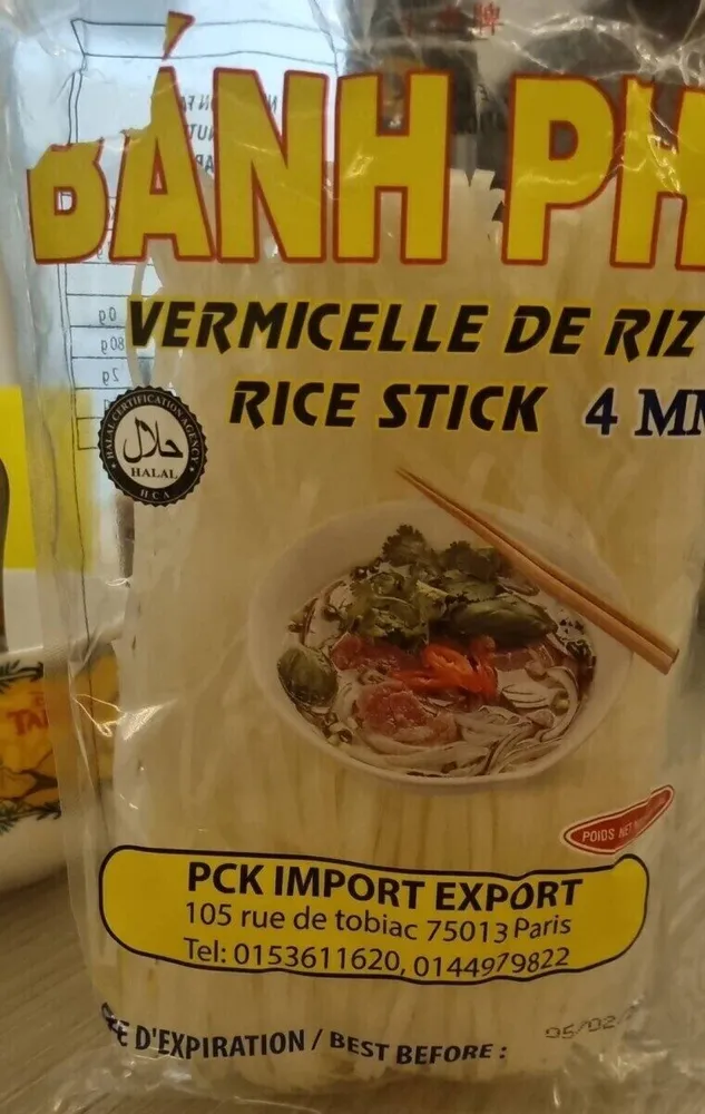VERMICELLE DE RIZ RICE STICK 4 MM
