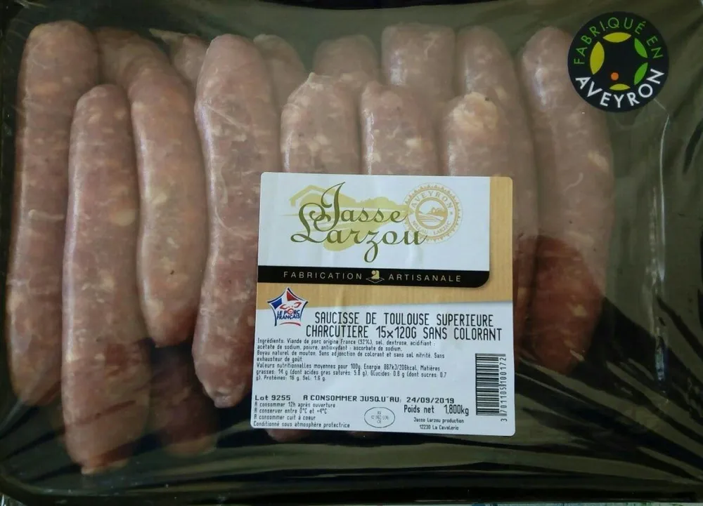 Saucisse de Toulouse supérieure charcutière