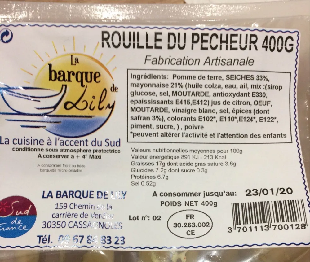 Rouille du pecheur