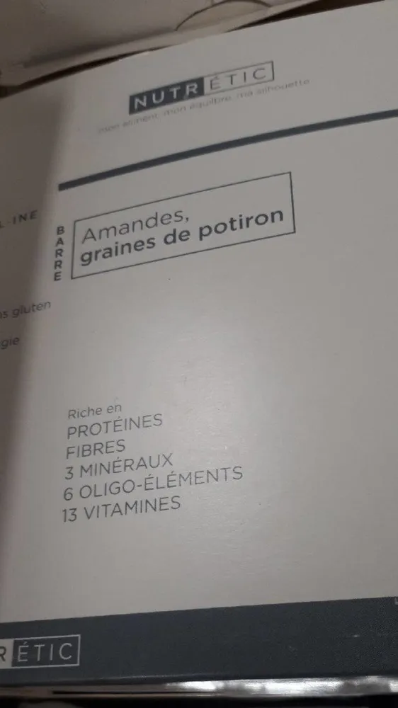 Barres amande graine de potiron