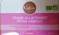 Tisane allaitement pêche abricot