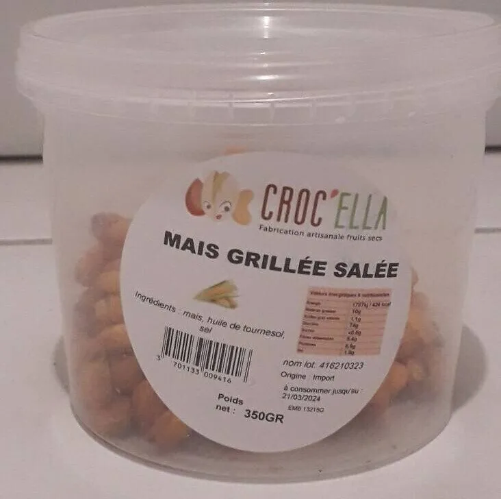 Mais grillée salée