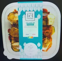 Salade de poulet, légumes grillés épeautre au zaatar