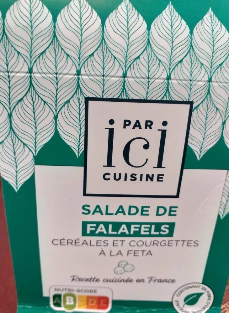 Salade de falafels céréales et courgette à la fêta