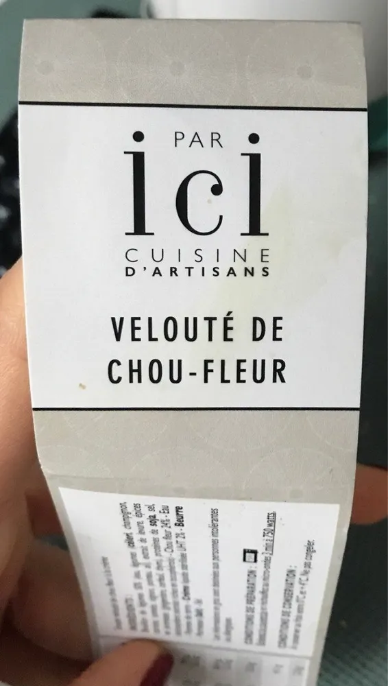 Velouté de chou fleur