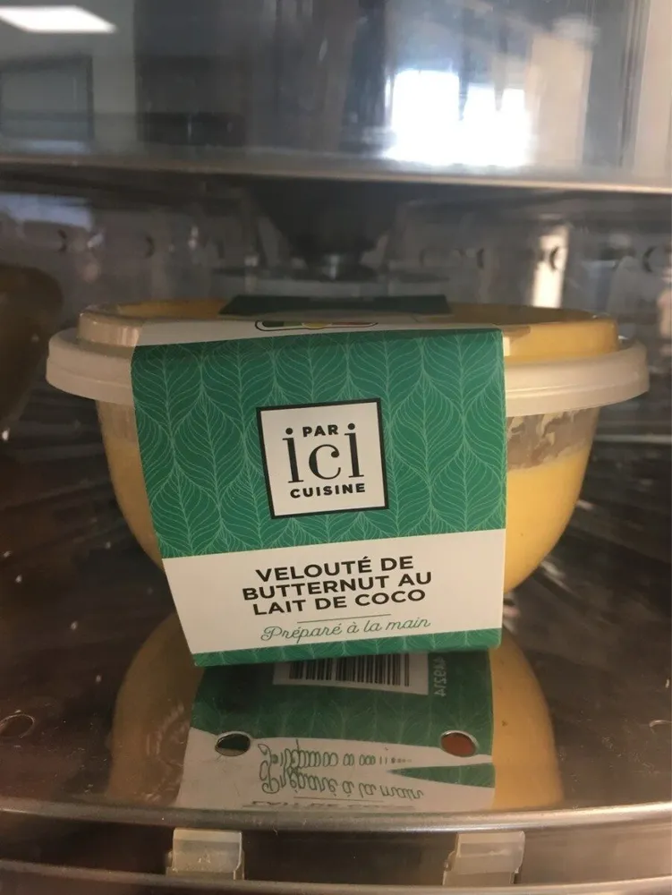 Velouté de butternut au lait de coco