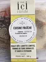 Poulet, carottes, PDT et sauce à l'estragon
