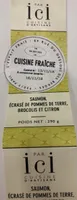Saumon ecrasé de pommes de terre brocolis et citron