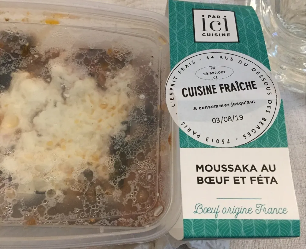 Moussaka au boeuf et feta