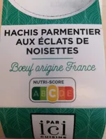 Hachis parmentier aux éclats de noisette