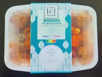 Couscous de boulgour et quinoa aux falafels