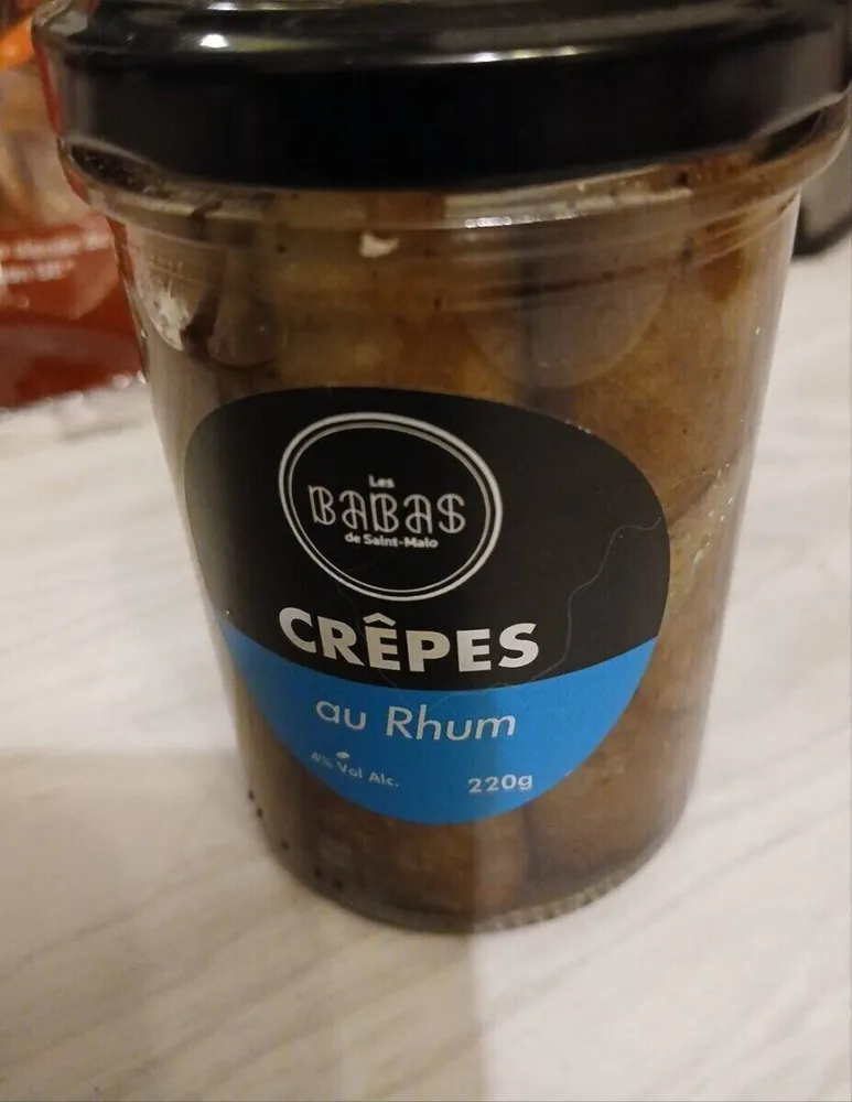 Crepes au rhum