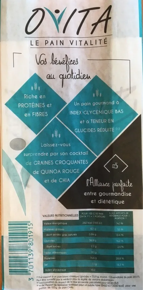 Le pain vitalité