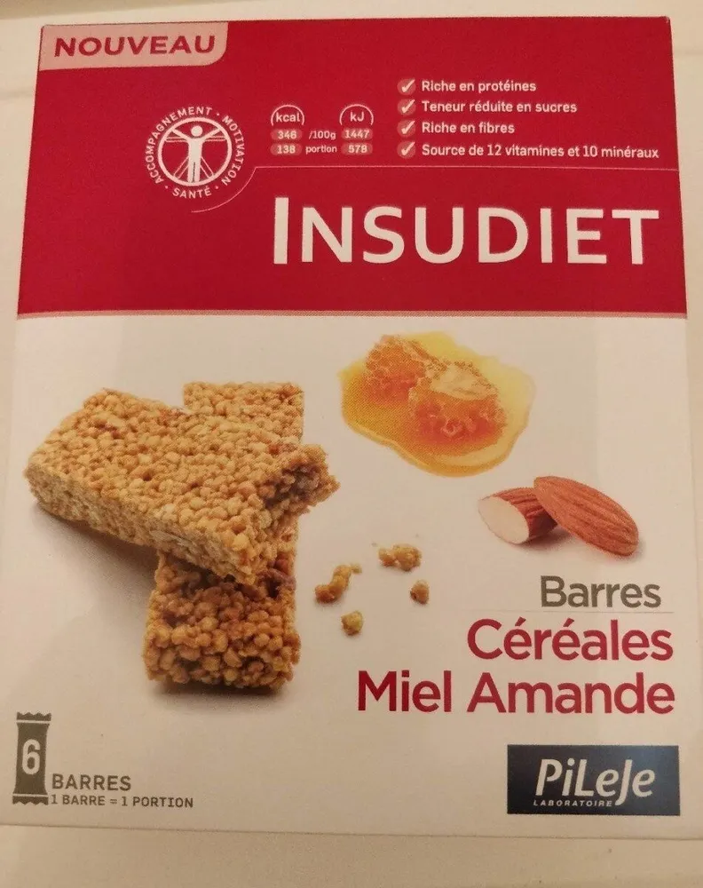 Barre Céréales Miel Amande
