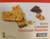 Barre céréale chocolat noisette