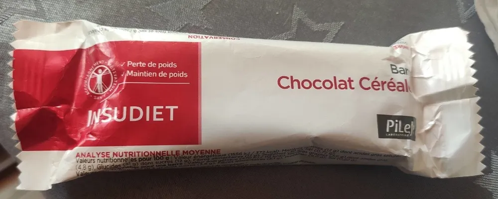 Insudiet Barre Chocolat Céréales