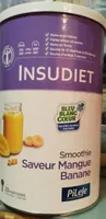 Smoothie saveur mangue banane