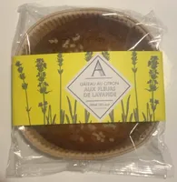 Gâteau au citron aux fleurs de lavande