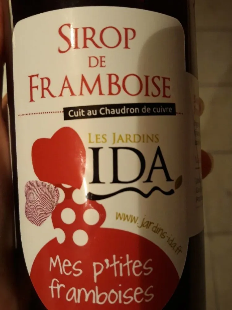 Sirop de framboise