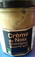 Crème de noix châtaignes beurre salé