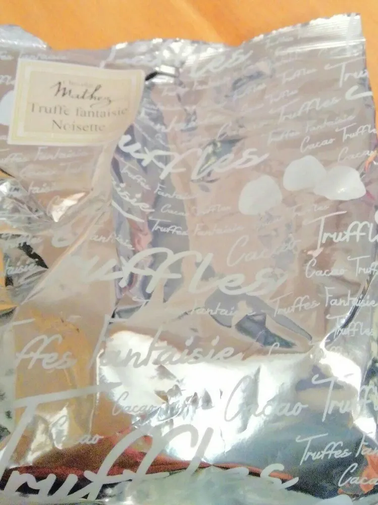 Truffe fantaisie noisette
