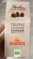 Truffes Fantaisie Biologiques Ecorces d’orange confite