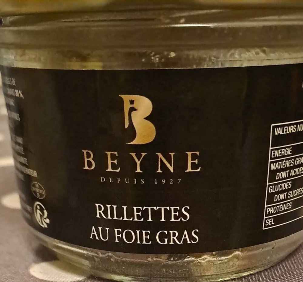 RILLETTES AU FOIE GRAS