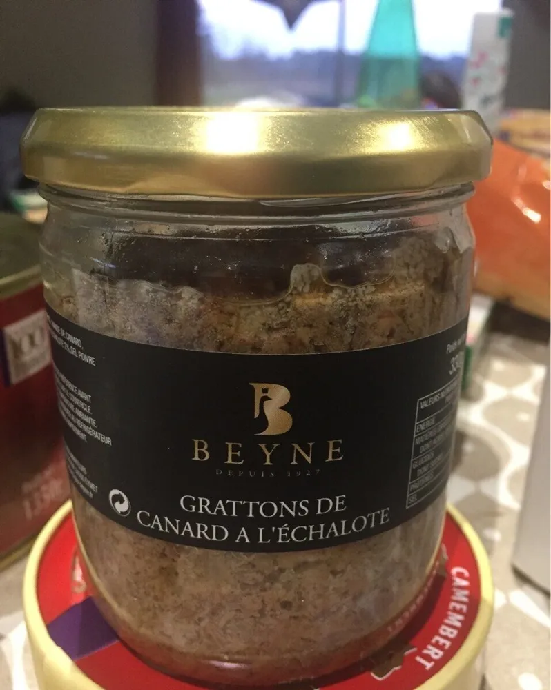 Grattons de canard a l'echalotte